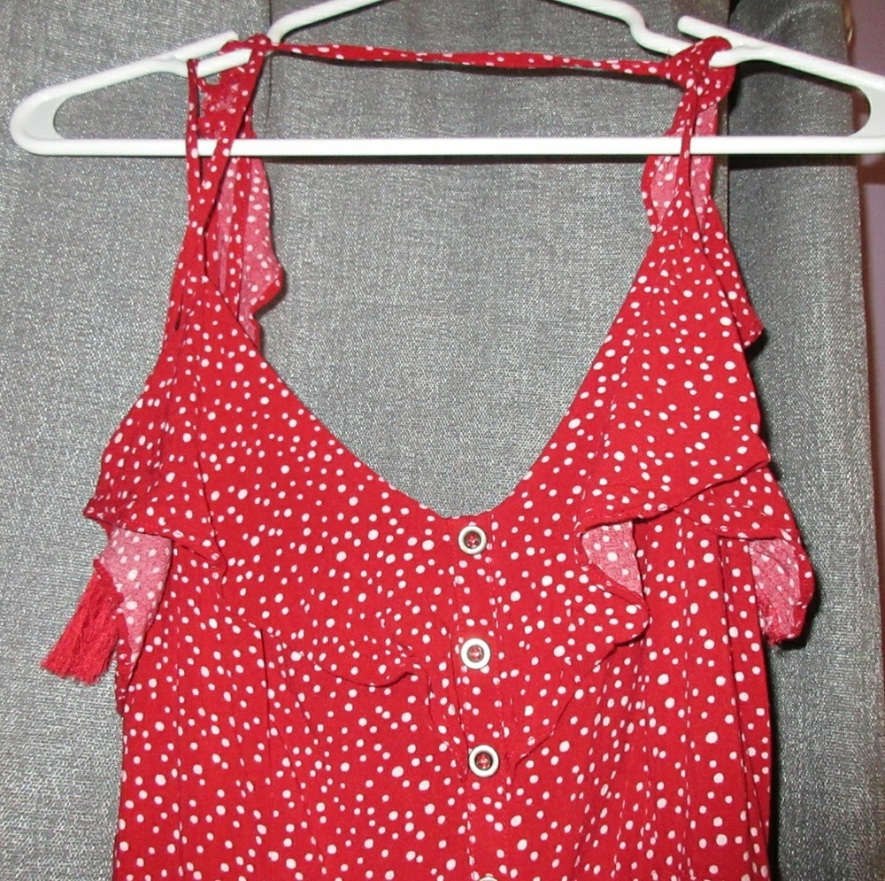 Red M Romper - Picture 3 of 8